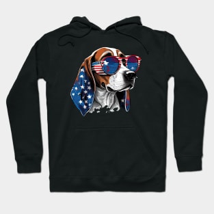 Beagle 4th of July Hoodie